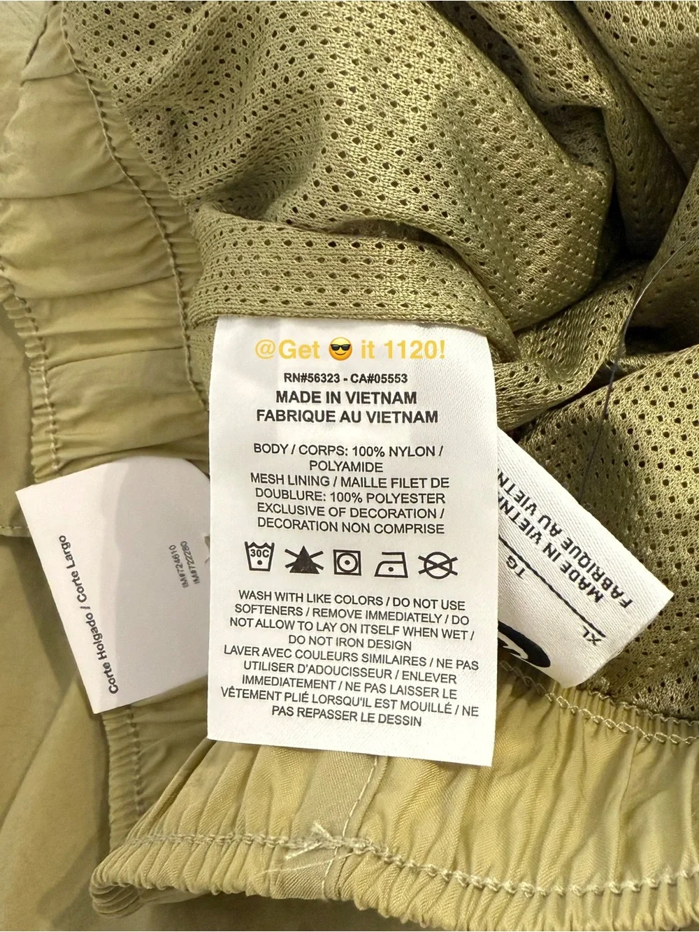 Nike Sportswear Big Kids' (Girls') Woven Cargo Pants DD6285-276 Olive Size XL